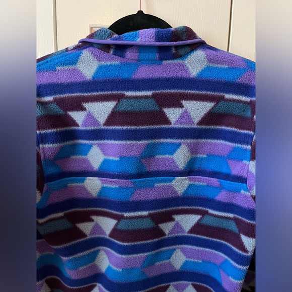 Patagonia Synchilla Women’s XS Snap-T Fleece Pullover in Tango Aztec Purple - Picture 7 of 12